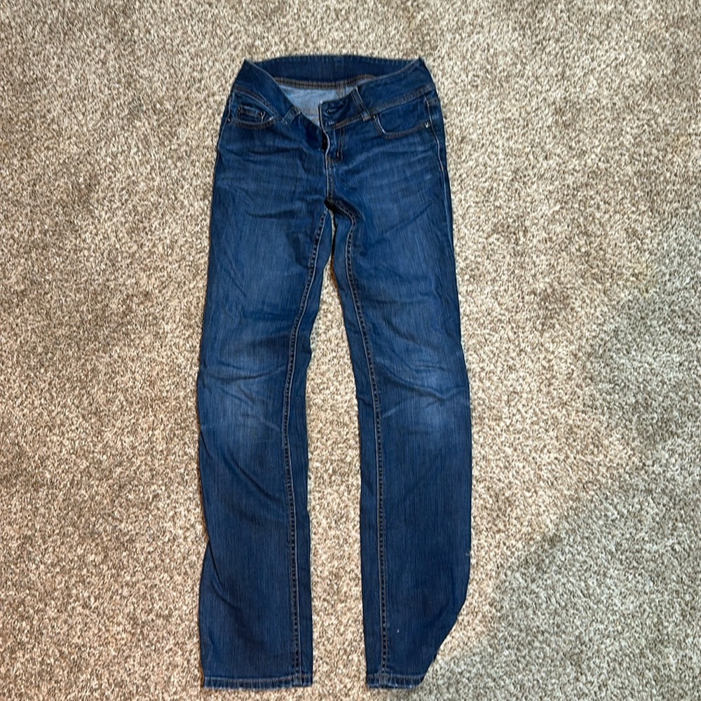 Medium wash denim jeans